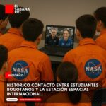 Histórico contacto entre estudiantes bogotanos y la Estación Espacial Internacional Histórico contacto entre estudiantes bogotanos y la Estación Espacial Internacional