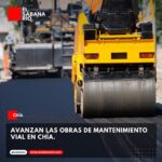 Mantenimiento vial en marcha en Chía