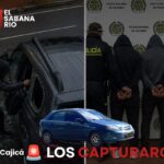 Autoridades lograron la captura de los presuntos responsables de varios robos a vehículos registrados en Cajicá. Autoridades lograron la captura de los presuntos responsables de varios robos a vehículos registrados en Cajicá.